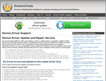 Tablet Screenshot of driverstools.com